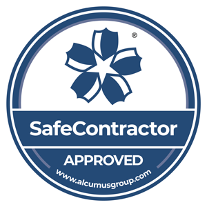 Photo of SafeContractor "Approved" logo awarded to vasart Commercial Cleaning