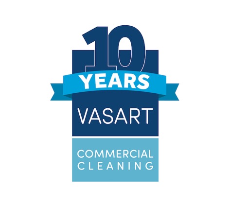Image of Vasart logo with banner and the text "10 Years"